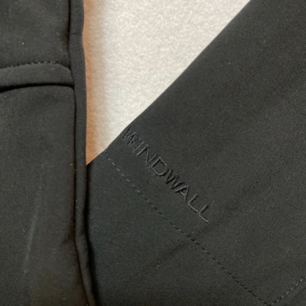The North Face Windwall Jacket Womens Large Black Venture Full Zip Windbreaker